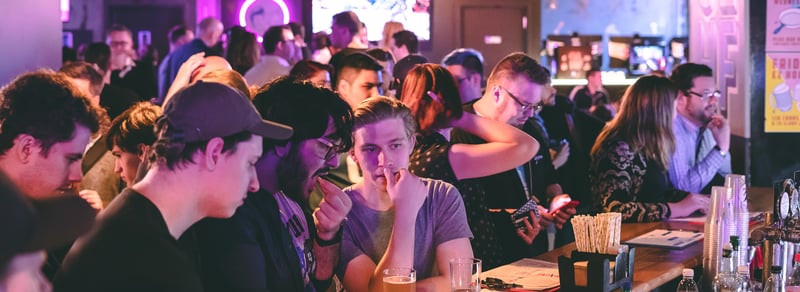 Melbourne esports bar GG EZ in full swing.