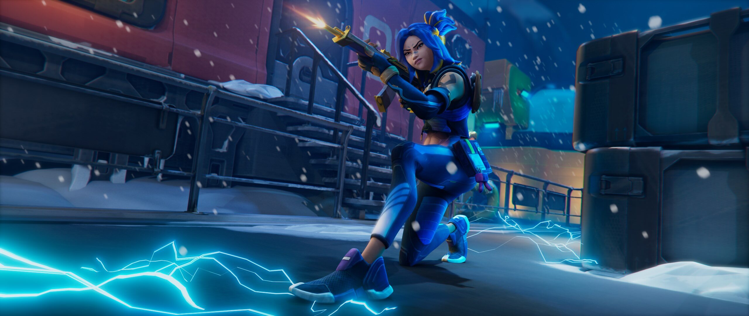 VALORANT_NEON_KEY ART_stylized hair